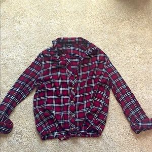 Cropped flannel